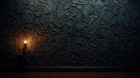 swirling dark textured wallの素材