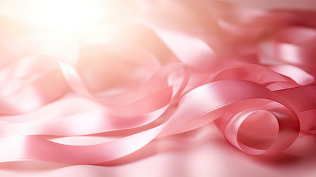 bow ribbon pinkの素材