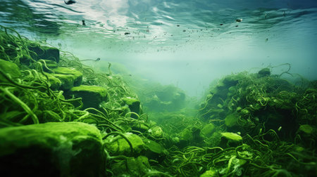 vibrant algae bloomsの素材