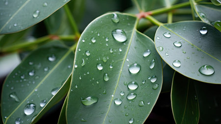 leaves eucalyptus essential oilの素材