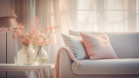 living blurred interior design cozyの素材