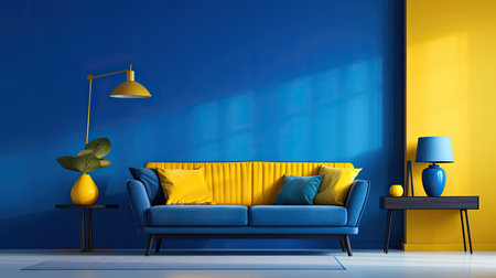 theme blue yellow gradientの素材