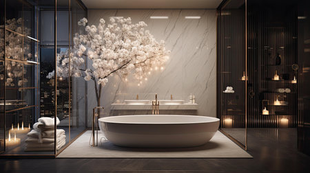 sophistication blurred interior design lightingの素材