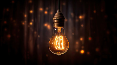 filament old style electric light bulbの素材