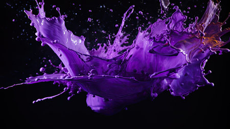 metallic purple splatterの素材