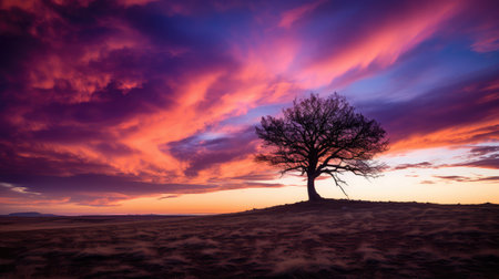 tranquility dark purple skyの素材