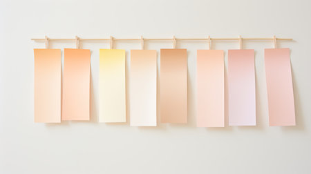 minimalist pastel paint swatchの素材