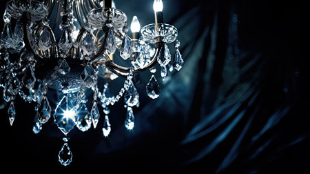 droplets dark background lightsの素材