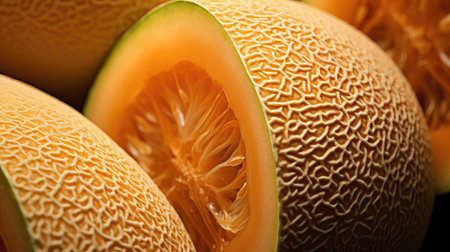 texture background melon cantaloupeの素材