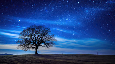 contrast blue sky starsの素材