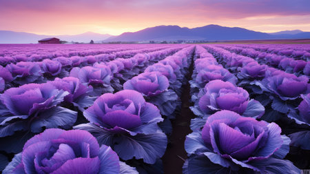 field purple cabbageの素材
