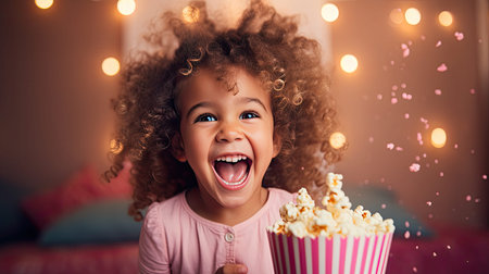 party popcorn pinkの素材