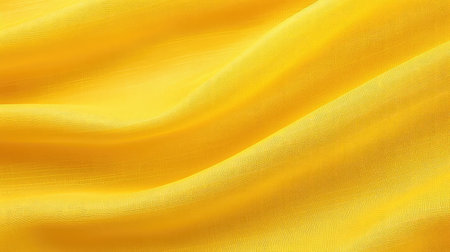 closeup yellow fabric textureの素材
