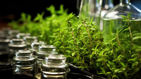 leaves thyme essential oilの素材