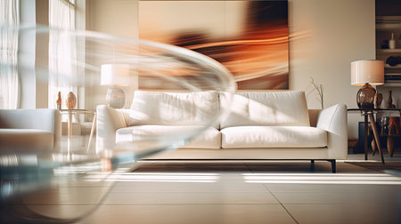 modern blurred interior design elementsの素材