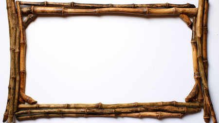 rustic bamboo framesの素材