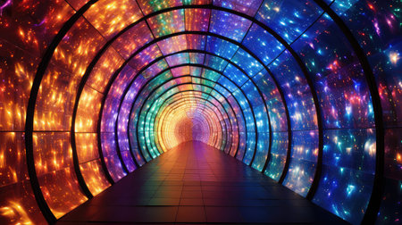 museum light tunnelの素材