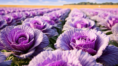 plants purple cabbageの素材
