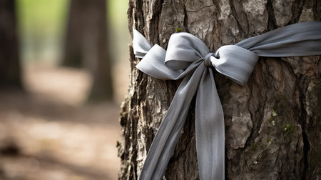 trunk gray ribbonの素材