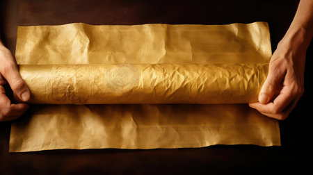 aged golden parchmentの素材