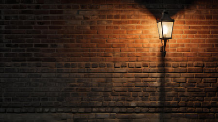 solitary brick wall darkの素材