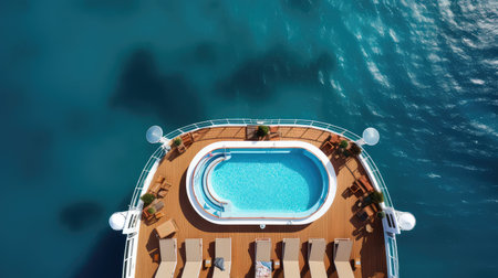 cruise sun bathingの素材