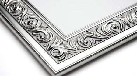 sophisticated silver picture frameの素材