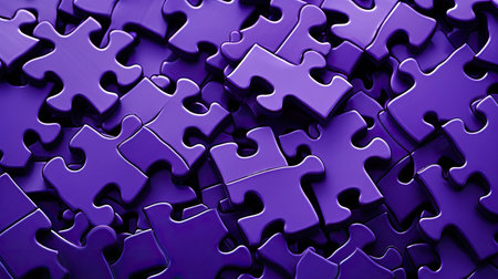 up purple puzzleの素材