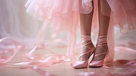 shoes pink linesの素材