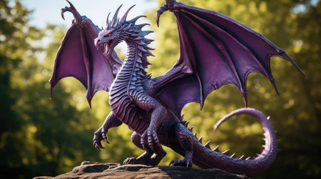 majestic purple dragonの素材