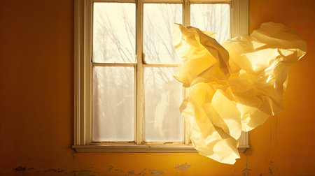 air torn paper yellowの素材
