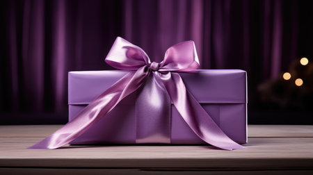 satin purple presentの素材