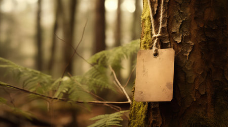 photograph brown paper tagの素材