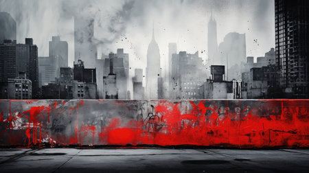 urban red and grayの素材