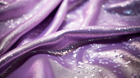 sequins silver and purple backgroundの素材