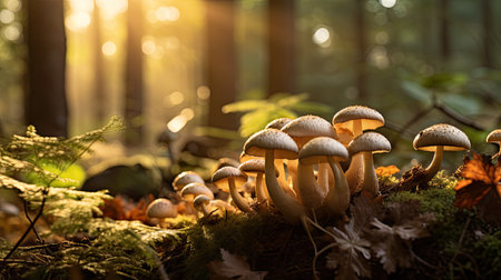 foragers vegetarian champignon mushroomの素材