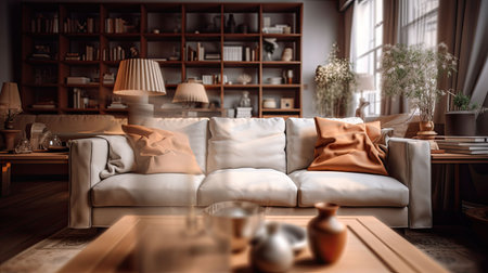 sofa blurred interior planの素材