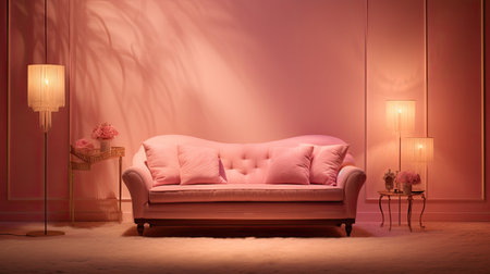 glow pink lightingの素材