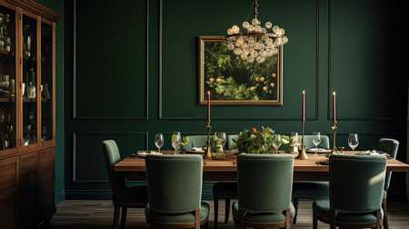 green interior paintの素材