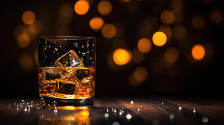 glass dark bokeh backgroundの素材