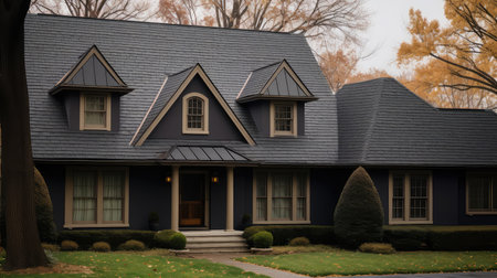 roof dark gray slateの素材