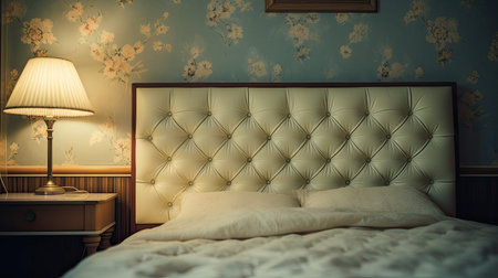 photograph blurred retro interiorの素材