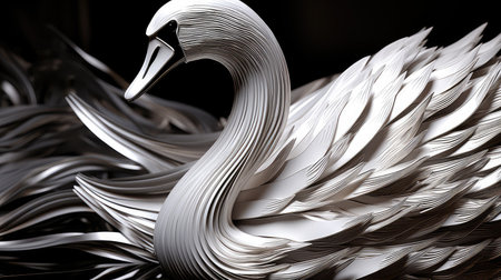 swan foil silverの素材