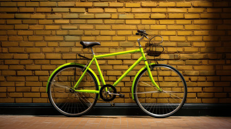 wall isolated lime greenの素材