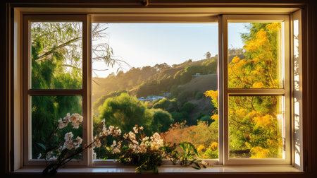 nature sun in windowの素材