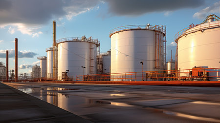 walkways oil storage tankの素材