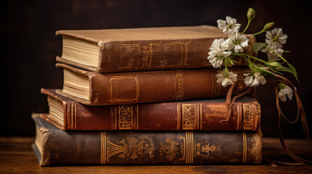 worn rustic brown backgroundの素材