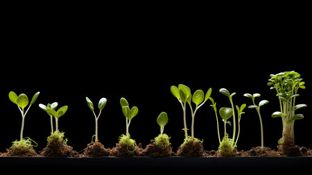 diversity sprout isolatedの素材