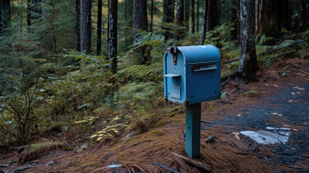remote blue mailboxの素材