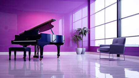 digital purple pianoの素材
